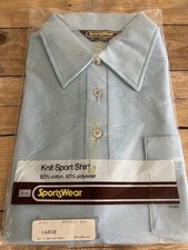 Vintage Sears Sportswear Men’s Shop Polo Size Large NWT Deadstock picture