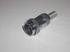 AMPHENOL 91-MC3M 3 PIN MICROPHONE PLUG CONNECTOR SHURE 55 COLLINS 32RA NO CLIP picture