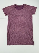Lululemon Swiftly Tech Womens Purple Short Sleeve Shirt Seamless Running picture