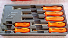 SNAP-ON 7 SCREWDRIVER SET SDDX70AO BARELY USED AWESOME SEE PIX gift idea tools picture