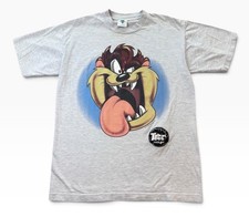 Vintage Tasmanian Devil Looney Tunes T-Shirt Large Gray picture