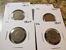 1864 INDIAN CENT BRONZE VG     XO picture
