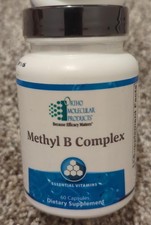 USA Authentic Ortho Molecular Products Methyl B Complex - 60 Caps - New & Sealed picture