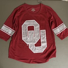 Oklahoma University OU Sleeve T-Shirt GG Vintage Tee Boomer Sooner S M L NEW picture