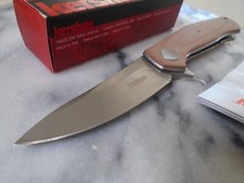 Kershaw Concierge Ball Bearing Pivot Pocket Knife D2 Brown Micarta 4020MCB New picture