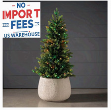 Wind and Weather Indoor Outdoor Lighted MultiSeason Stake Tree 30H Accessory picture