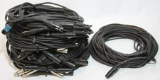 Pro Audio XLR Microphone Cable Bulk LOT Mixed 20-105ft Neutrik Cable Matters 16p picture