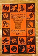 Antique 1926 Dennison Halloween Bogie Book Original Vintage Halloween Ephemera picture