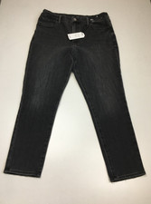 NWT EXPRESS sz L Short 12/14/16 Gray High Rise Ultra Hyper Stretch Skinny Jeans picture