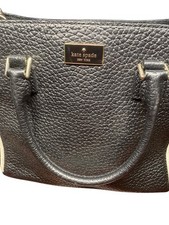 NWOT $378 Kate Spade Marga Prospect Place Pebble Leather Satchel Tote black  picture
