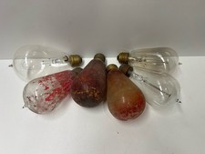 1910s Vintage Antique Tipped Light Bulb Edison National Mazda Getter Non-Working picture