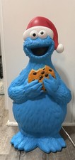 Lowe's 2026 Cookie Monster Blow Mold Sesame Street Holiday Living Christmas picture