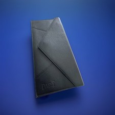 100% OEM Piaget  Blue Leather Evening Clutch  Rare & Chic Brand New VIP Gift picture
