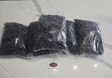 2,500 Pieces 2 Inch Black, 1/4 Inch Diameter 2:1 Heat Shrink picture