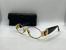 Vintage Gianni Versace S72 Col 16L Black Gold Medusa Frame Only picture