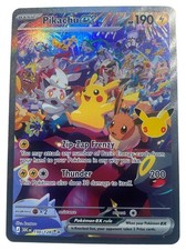 Pikachu ex 150/128 30th anniversary special illustration rare full Art  picture