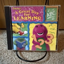 BARNEY Great Day For Learning (CD, 1999) Tested Rare HTF Kids Music Classic OOP picture