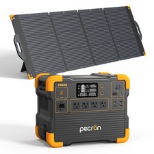 PECRON E1500LFP Portable Power Station 2200W 1536Wh Generator + 200W Solar Panel picture