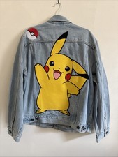 Levi’s X Pokémon Pikachu Denim Jacket NWT - L 24x27 - Z4 picture
