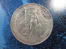 UK $1 1898 B Silver British Trade Dollar Hong Kong Straits Settlement h6232 Coin picture