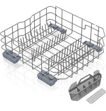 Upgrad WD28X34744 WD28X26099 Dishwasher Lower Dishrack for GE WD28X22659 w/Wheel picture