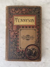 ANTIQUE 1886 ALFRED TENNYSON THE COMPLETE POETICAL WORKS POET LAUREATE Illustrat picture