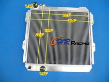 3ROW Aluminum Radiator For 84-91 TOYOTA HILUX LN85 LN60 LN61 LN65 2.4L DIESEL MT picture