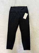 NEW wTag-Athleta Black High-Rise Transcend 7/8 Tight Performance Leggings Sz L picture