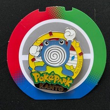 Pokepark Kanto Limited Pokemon Poliwhirl No.0061 Pin badge Japan NEW picture
