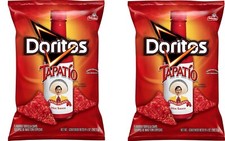 Doritos Tapatio Salsa Picante Hot Sauce Tortilla Chips 9.25 Oz 2 Bags picture