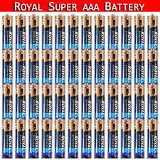 60/120Pcs AAA Batteries Super Heavy Duty R03 1.5V Royal AAA Battery Wholesale picture