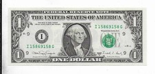 $1 1988-A Villapando/Brady Minneapolis IG Block Only Printing Choice Crisp Unc picture