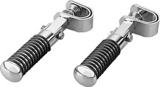 BikeMaster Aluminum Footpegs O-Ring Fold 7/8-1in Handlebar Pair 171200 picture