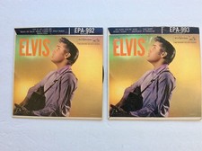 ELVIS PRESLEY ♫ ELVIS * VOL. 1 & 2 ♫ 1956 1ST PRESS EP’S * 1S/1S & 2S/2S picture