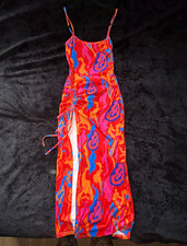 Blush Mark Women’s M Multicolor Abstract Maxi Dress picture