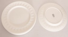 SET of 2 Wedgwood Colosseum Bicentenary Dinner Plate 11” White Bone China plates picture