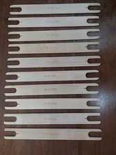 From 70's but New Wooden Weaving 10 inches shuttle 10 pcs lot picture