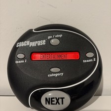 Catch Phrase Electronic Game Black Tested Working Handheld Very Good Condition picture