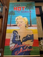 Marilyn Monroe Vintage Shoji Blind  Window Shade 1980’s Some Like It Hot Mint  picture