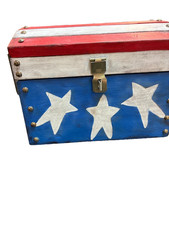 americana wood chest picture