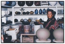 VIVIKA HEINO  With Pots, Ojai CA 1988, 8