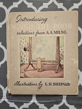 A A Milne Introducing WINNIE THE POOH HCDJ 1947 E H Shepard Illustrated picture