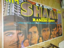 Shaan Amitabh Shashi Kapoor Rare Bollywood 6 Six Sheet POSTer India Huge picture