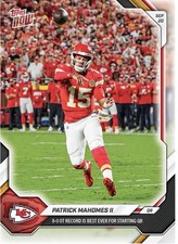 Patrick Mahomes II - 2026-27 NFL Topps NOW® - Card 26 Presale Kansas City Chiefs picture