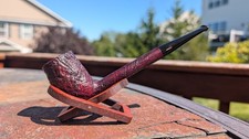 Vintage 1970s Savinelli De Luxe Milano 7004 Sandblast Liverpool Pipe – Unsmoked picture