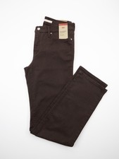 Levi's 314 Women's Shaping Straight Comfort Stretch Denim Jeans Brown Size 26X32 picture