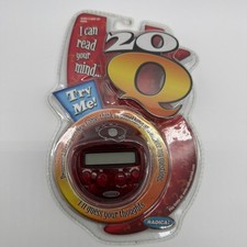 Radica 20Q 20 Questions Version 2.0 Hand Held Electronic Game 2006 WORKS Red picture