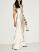 Reformation Jeany Silk Dress In Fior Di Latte, NWOT, Never worn, No flaws. picture