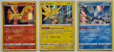 3x GO HOLO SET  -  Pokemon TCG Legendary Birds Articuno Moltres Zapdos Pokemon picture