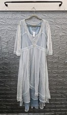 New Nataya 40163 Downton Abbey Sunrise Tea Party Gown Blue Sz 14 picture